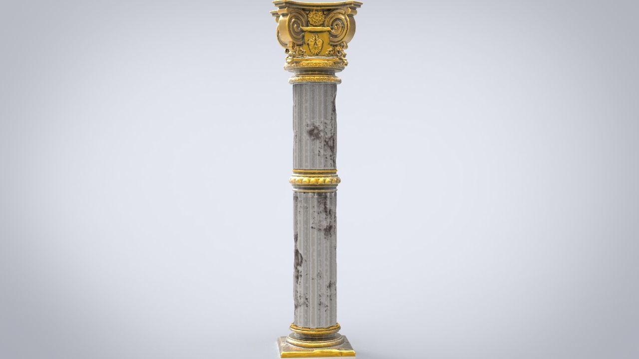 COLUMN ornate 3D model_1