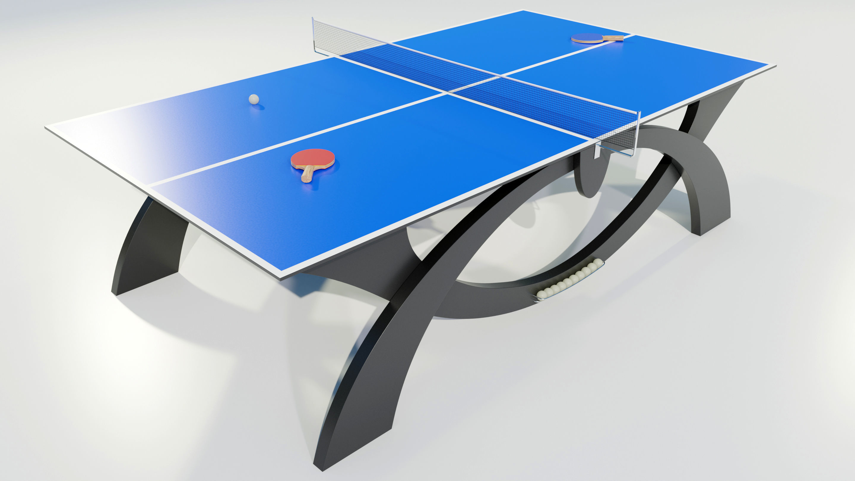 Ping Pong Table 3D model_3