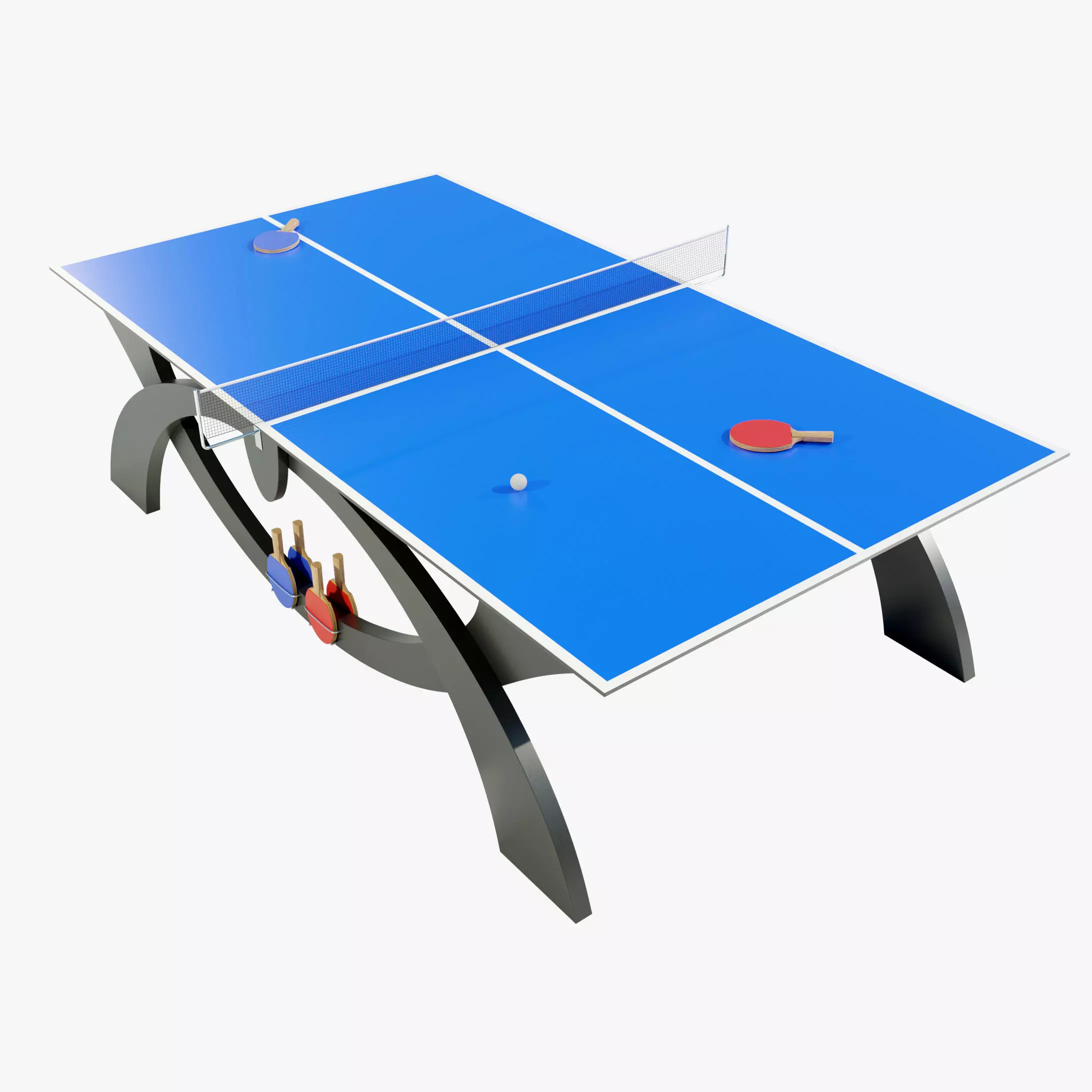 Ping Pong Table 3D model_0