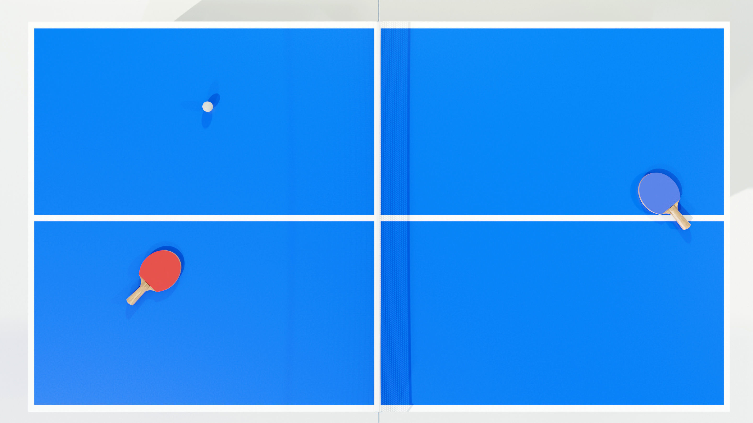 Ping Pong Table 3D model_10