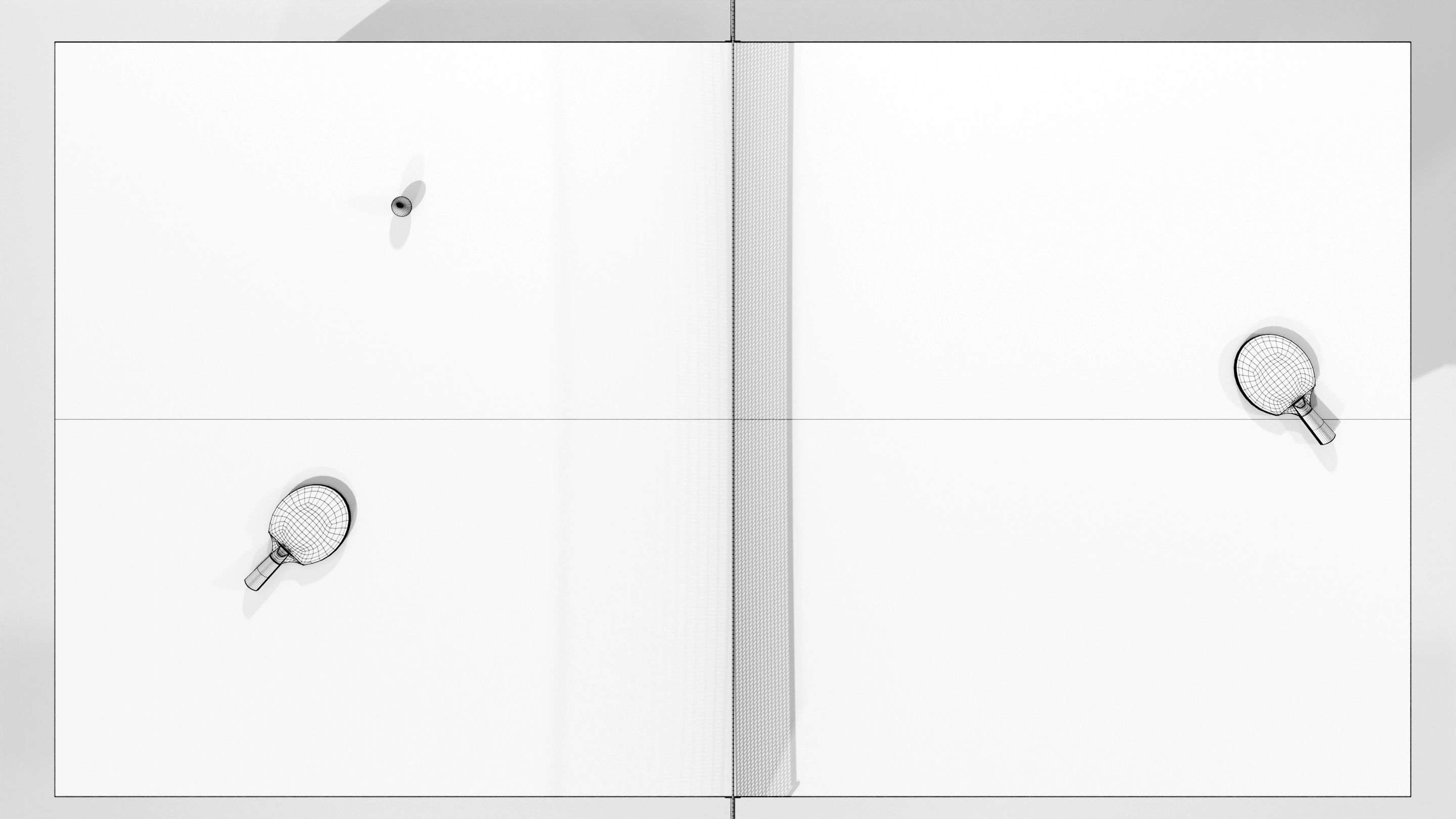 Ping Pong Table 3D model_20