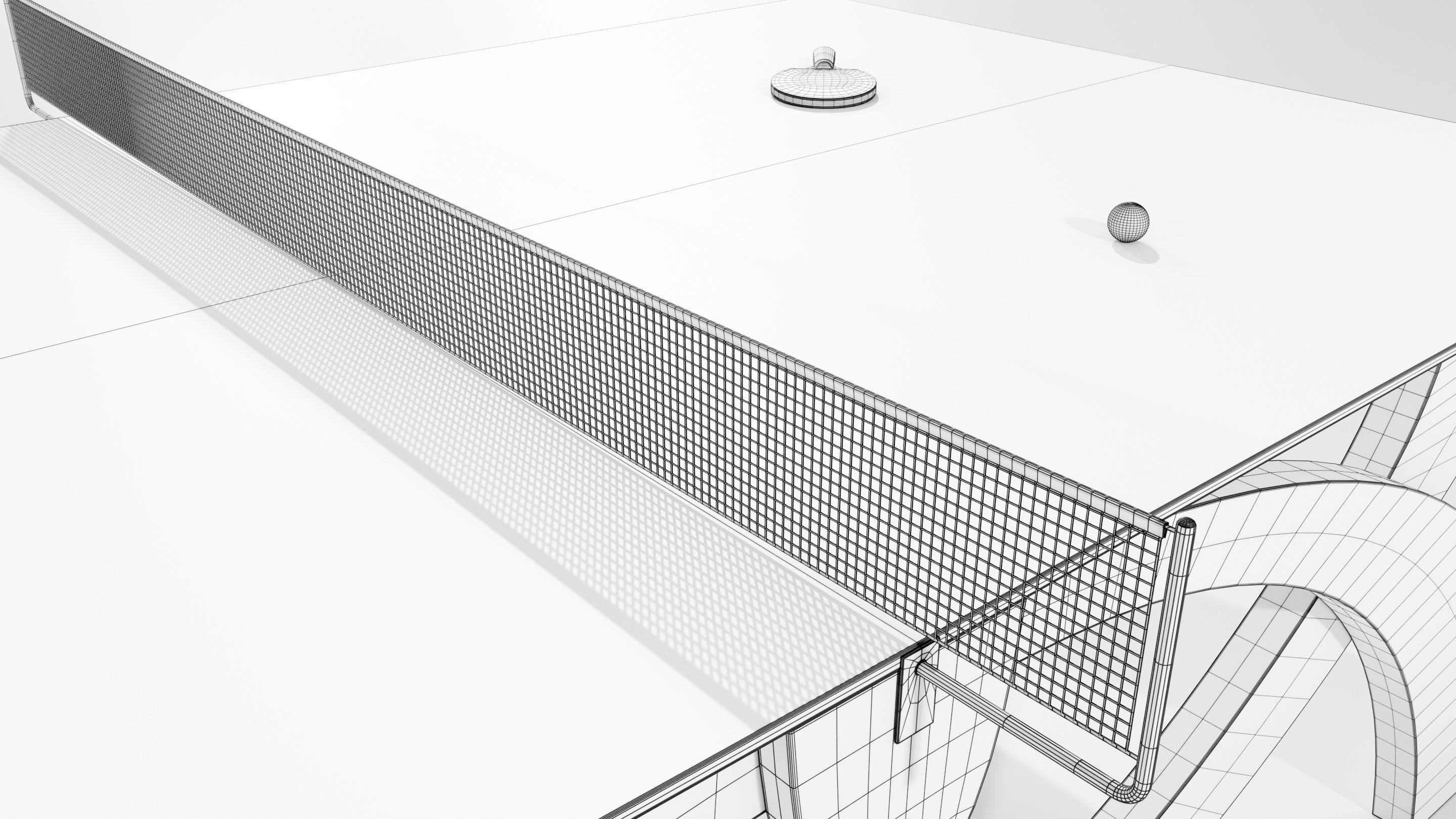 Ping Pong Table 3D model_18