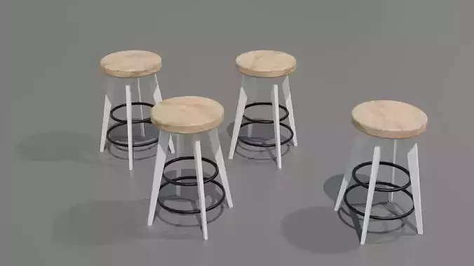 Set of 4 Stools
