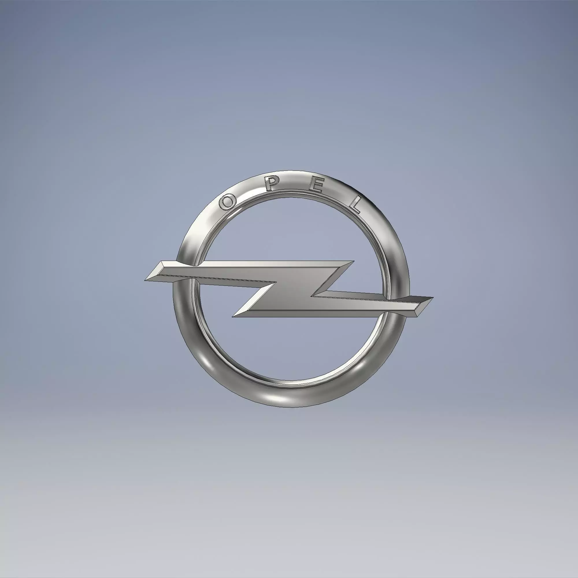 Opel Logo  3D print model_0
