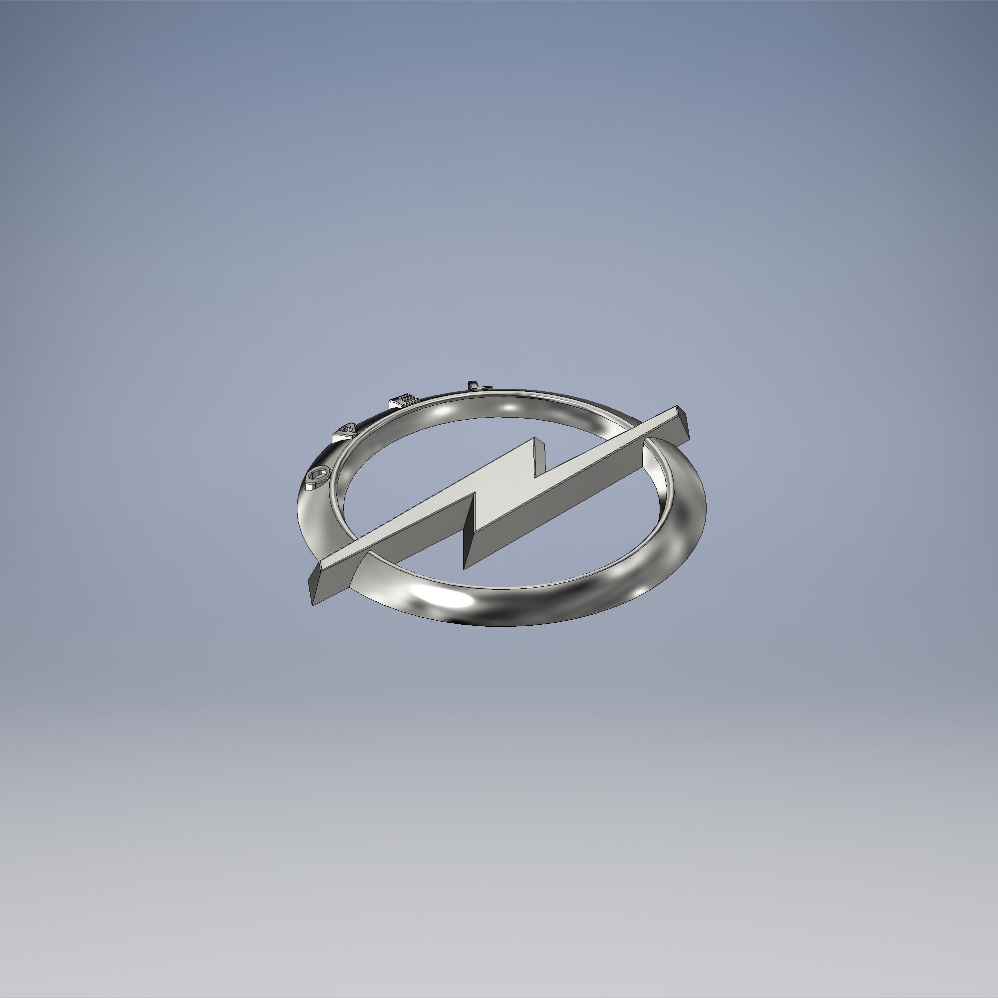 Opel Logo  3D print model_1