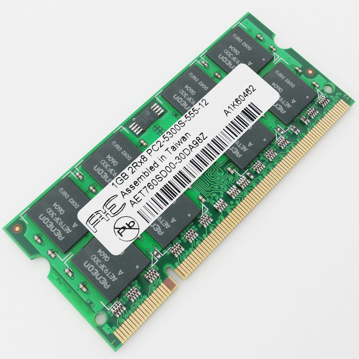 DDR2 SODIMM Ram 3D model_4