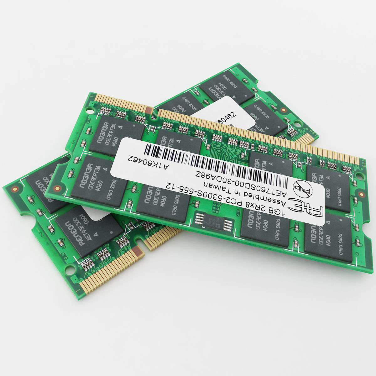 DDR2 SODIMM Ram 3D model_1