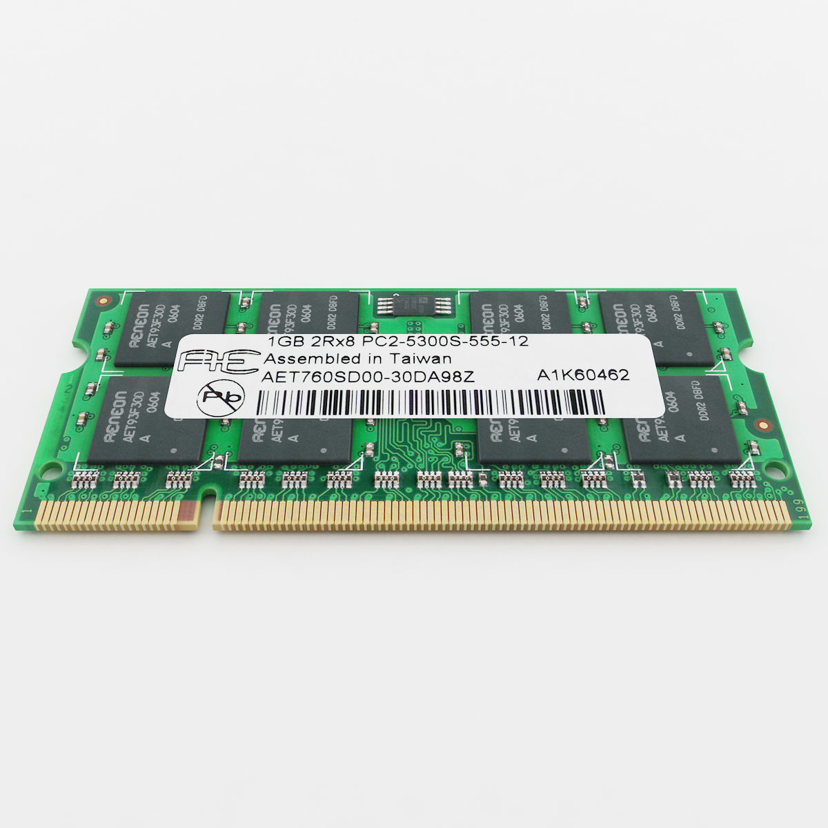 DDR2 SODIMM Ram 3D model_3