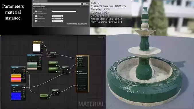 Fountain - 3D Props 