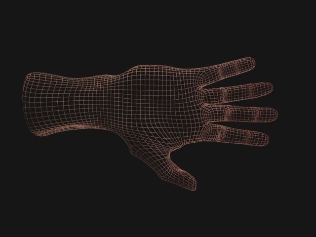 Hand Low-Poly Low-poly 3D model_6