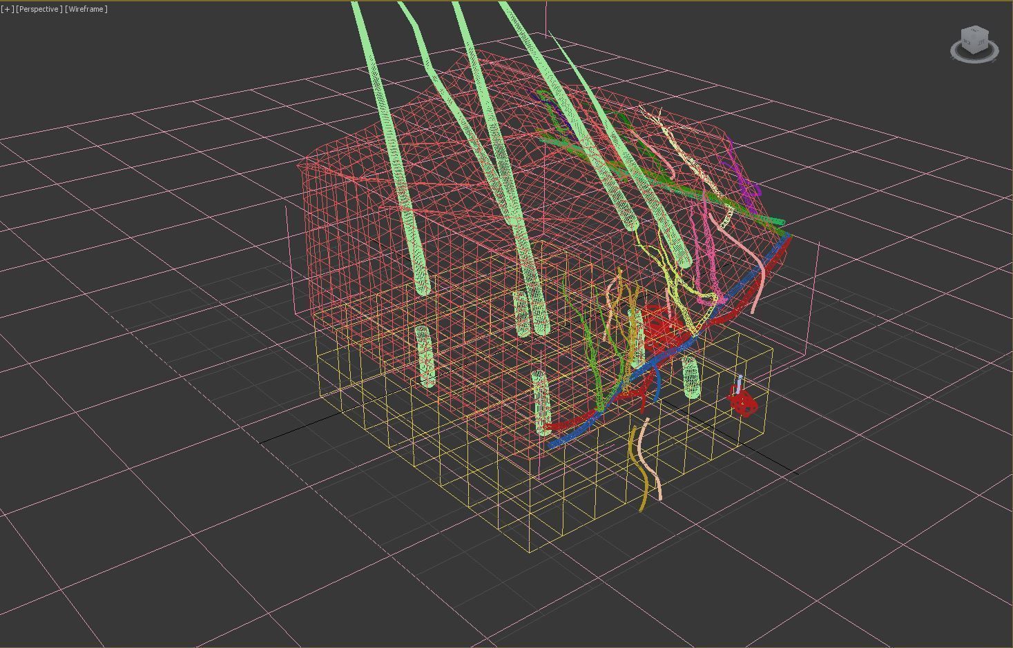 Skin Cross-section 3D model_3