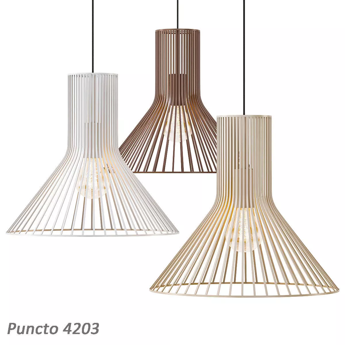 Puncto punto pendant light 3D model