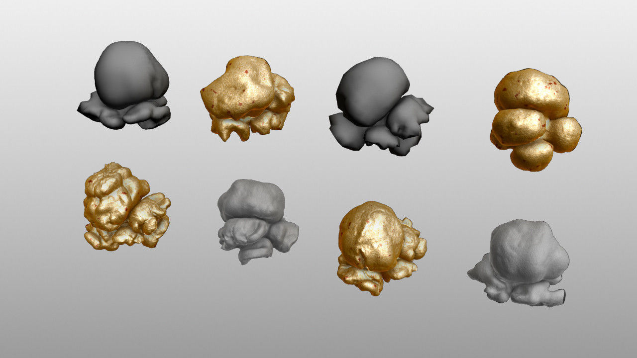 Popcorn Kernels 3D model_1