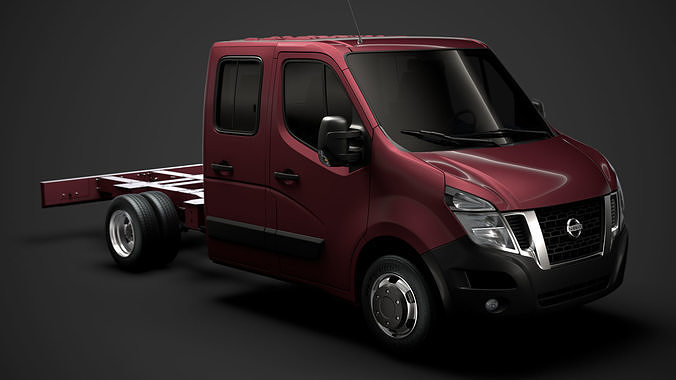 Nissan NV400 CrewCab DW E20 Chassis 2014 3D model
