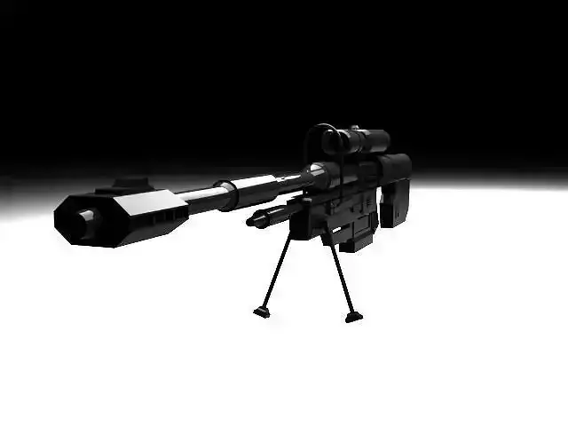 Halo sniper riffle model 3D