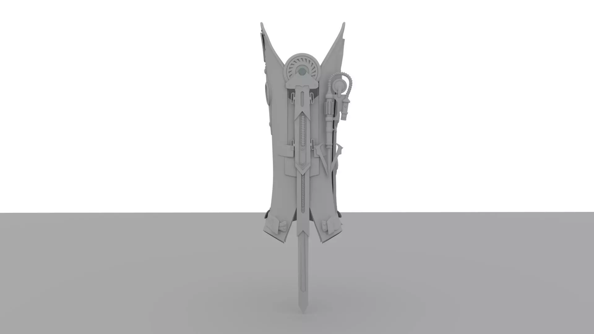 Assassins Creed Hidden Blade  Low-poly 3D model_0