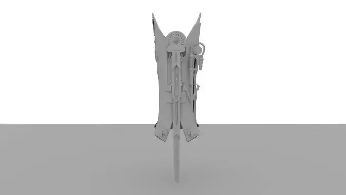 Assassins Creed Hidden Blade  Low-poly 3D model