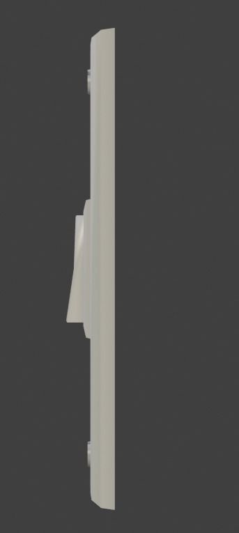 Light Switch 4 type of texture Low-poly 3D model_14