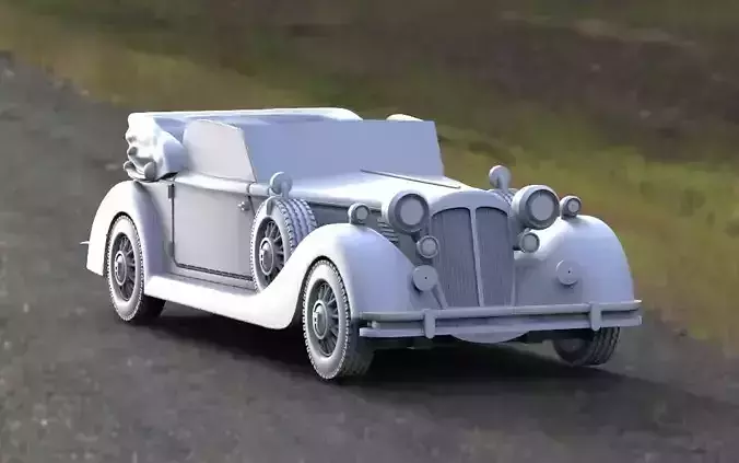 Horch 853A 3D print model