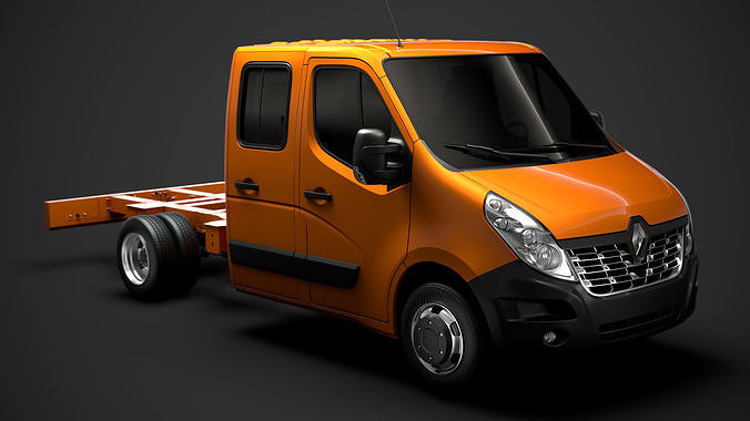 Renault Master CrewCab DW E20 Chassis 2014 3D model