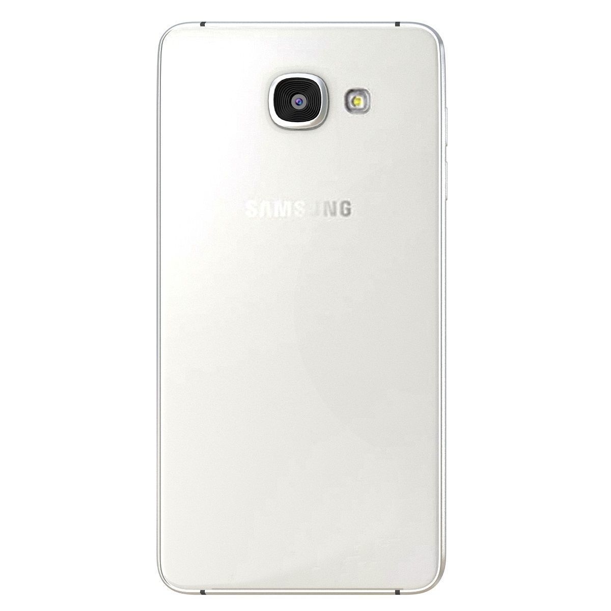 Samsung Galaxy A7 2016 white 3D model_4