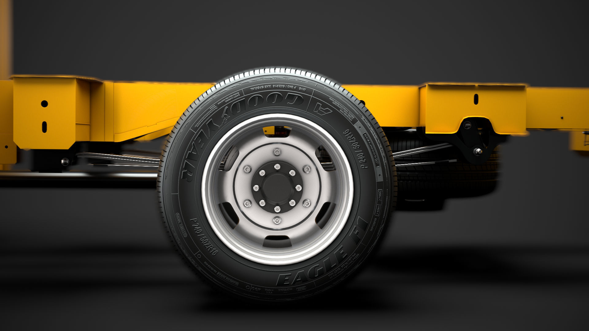 Renault Master CrewCab DW E20 Chassis 2020 3D model_7