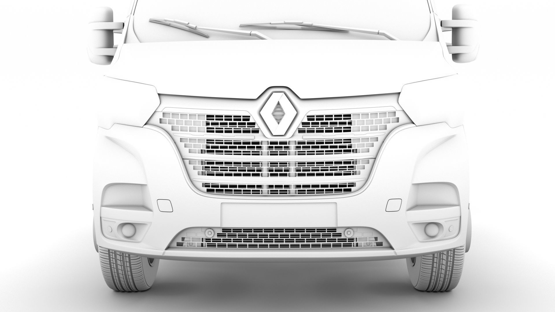 Renault Master CrewCab DW E20 Chassis 2020 3D model_20
