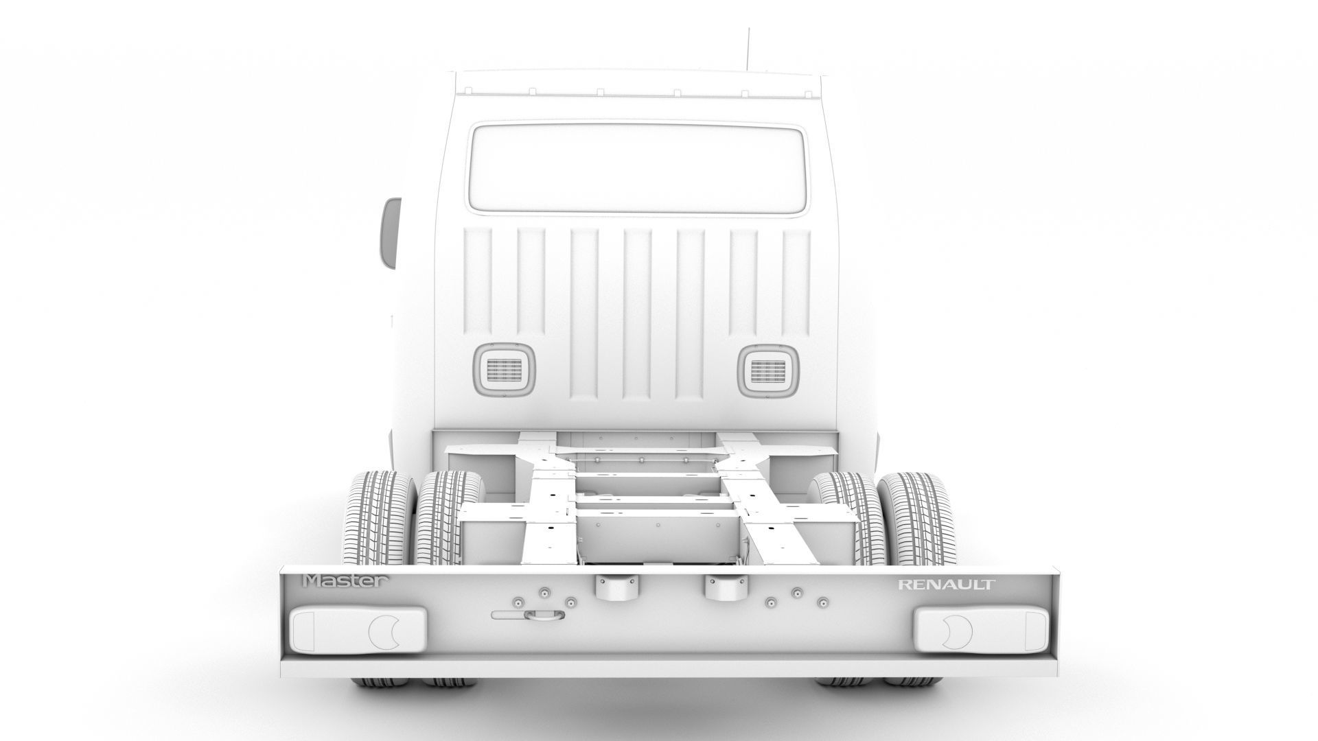 Renault Master CrewCab DW E20 Chassis 2020 3D model_27