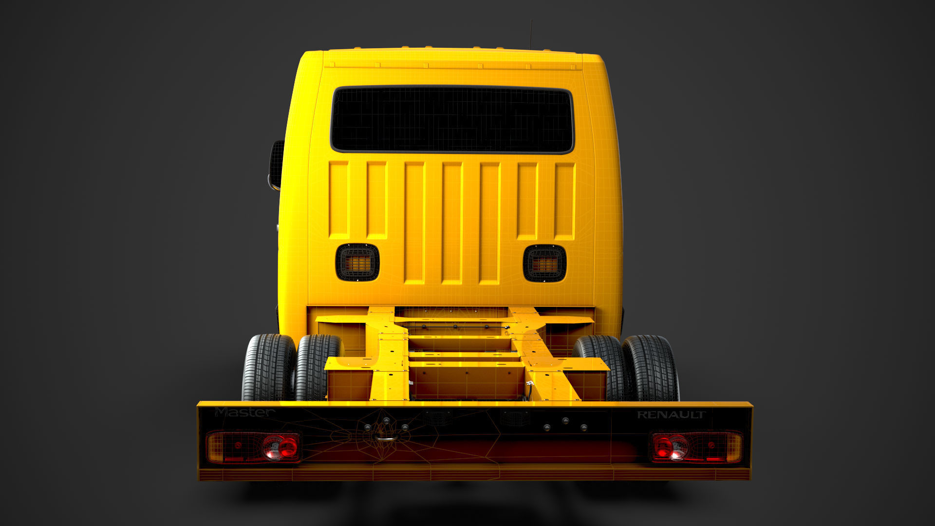 Renault Master CrewCab DW E20 Chassis 2020 3D model_41