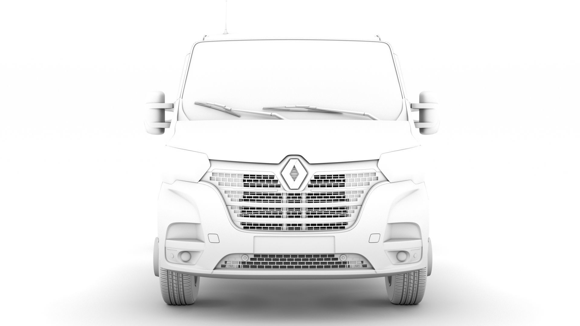 Renault Master CrewCab DW E20 Chassis 2020 3D model_23