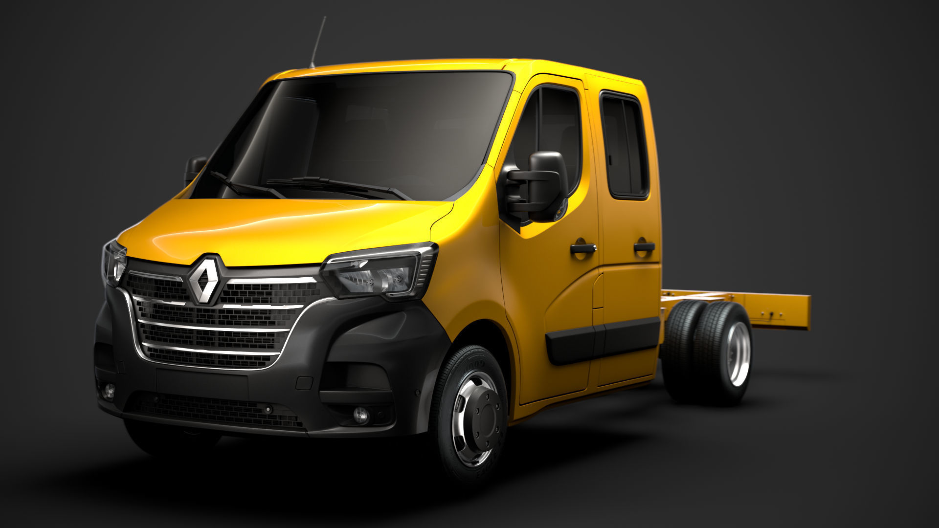 Renault Master CrewCab DW E20 Chassis 2020 3D model_8