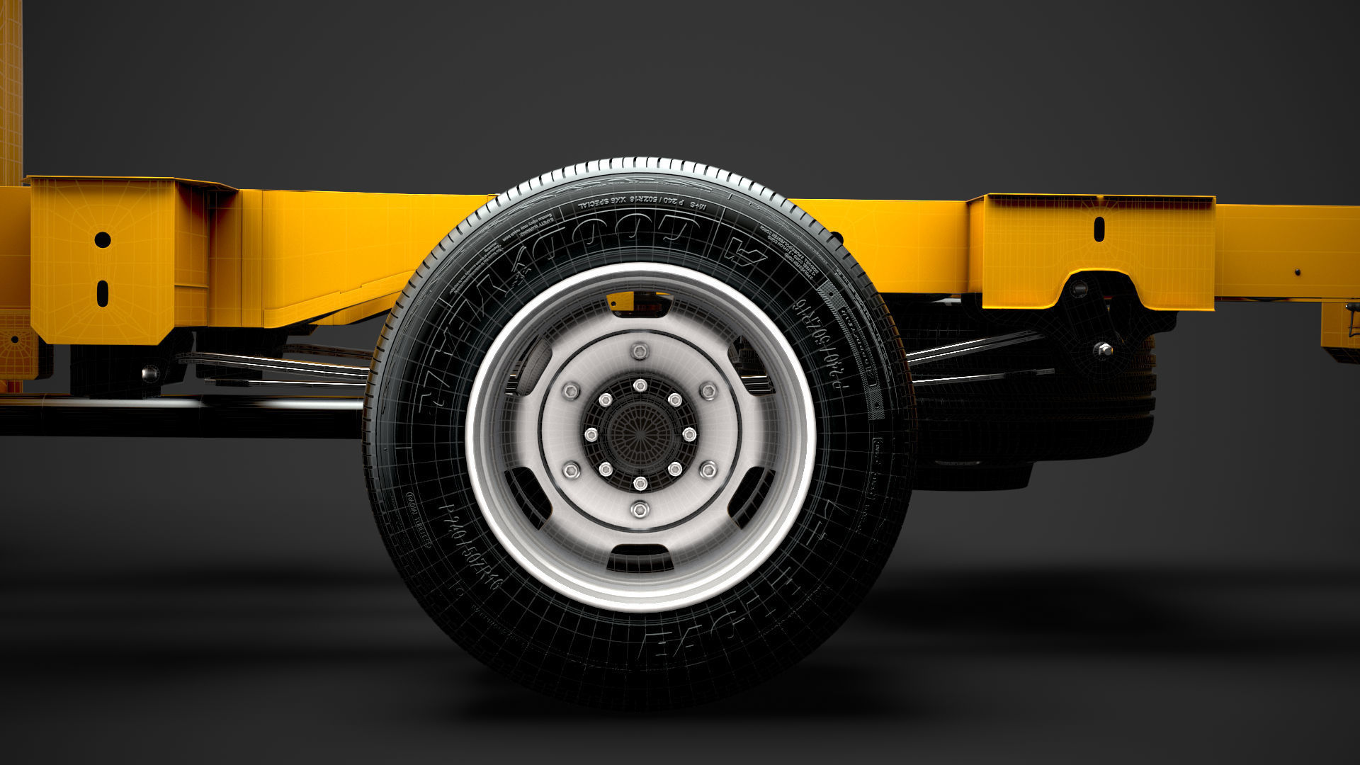 Renault Master CrewCab DW E20 Chassis 2020 3D model_35