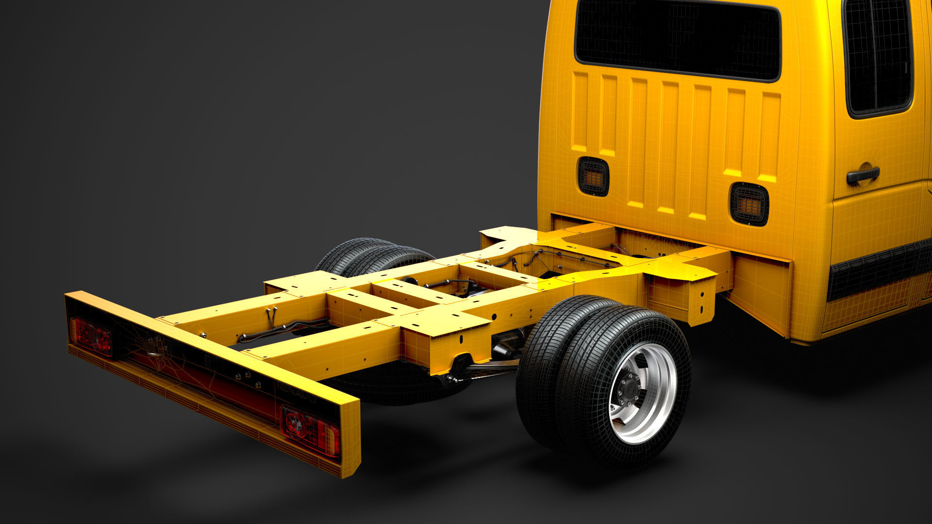 Renault Master CrewCab DW E20 Chassis 2020 3D model_38