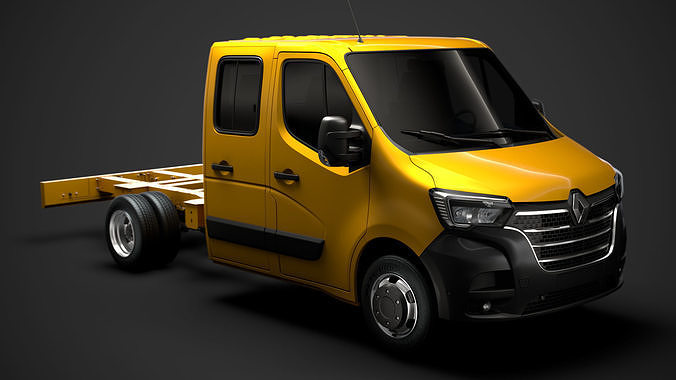 Renault Master CrewCab DW E20 Chassis 2020 3D model