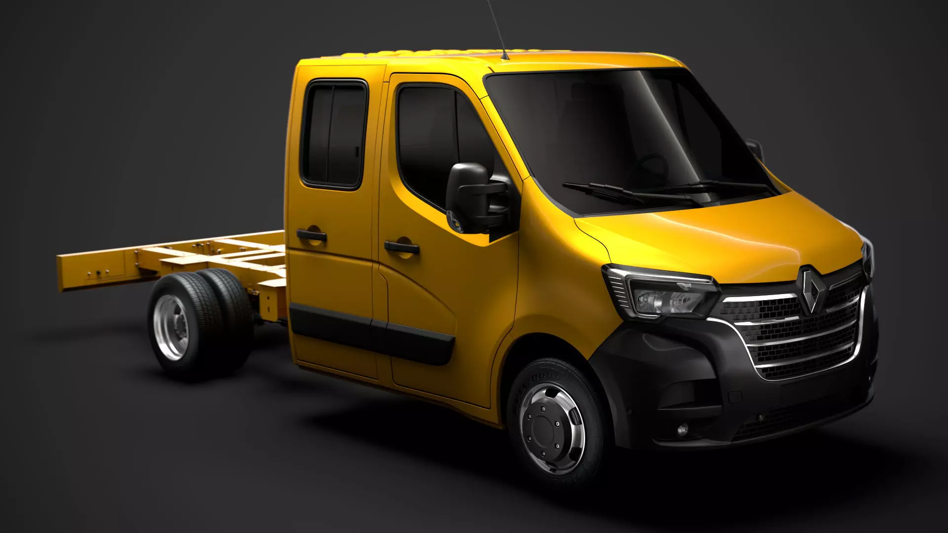 Renault Master CrewCab DW E20 Chassis 2020 3D model_0