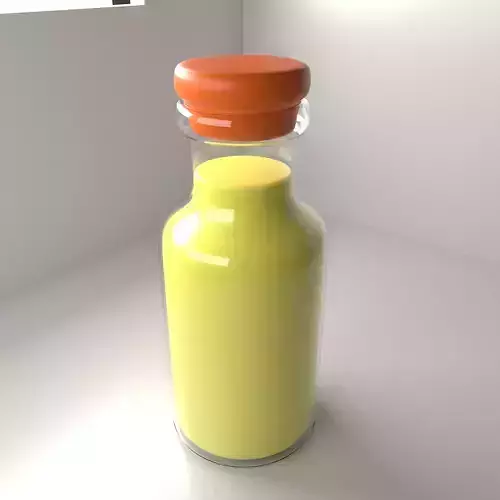 Medicine Bottle 2 with  Liquid