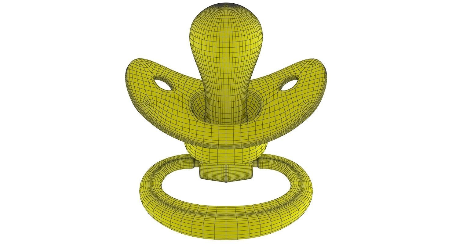 Pacifier model 3D model_12