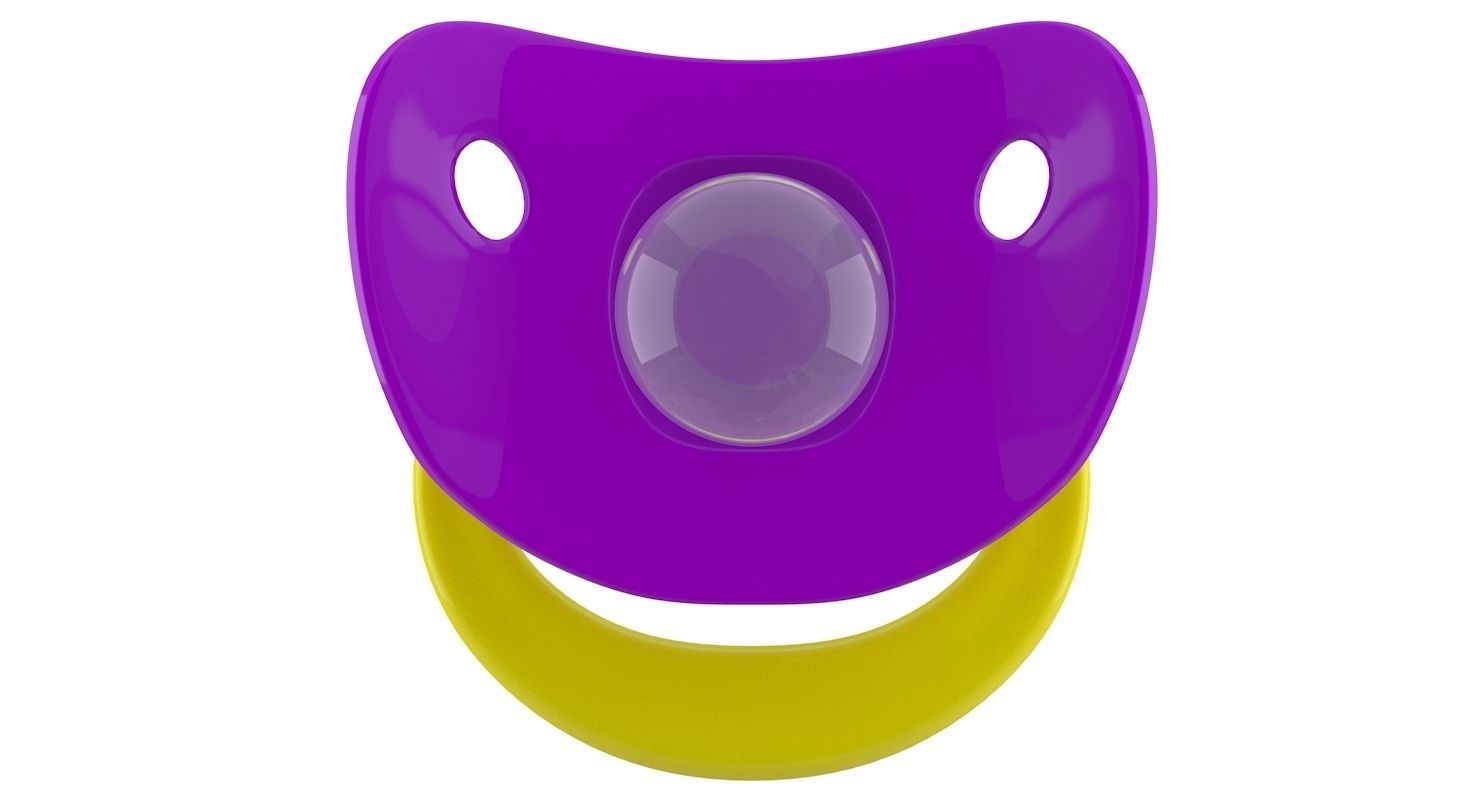 Pacifier model 3D model_5