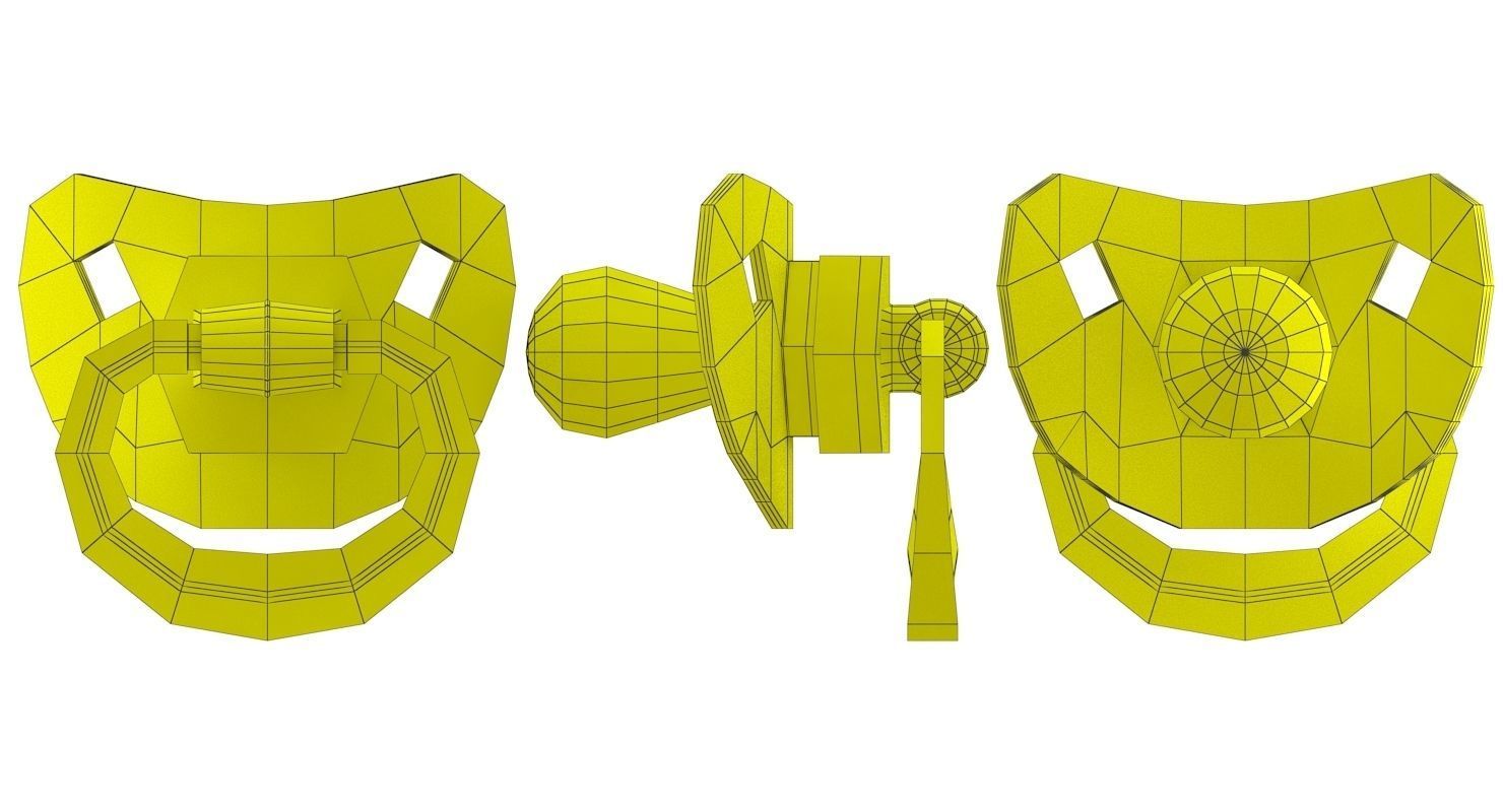 Pacifier model 3D model_13