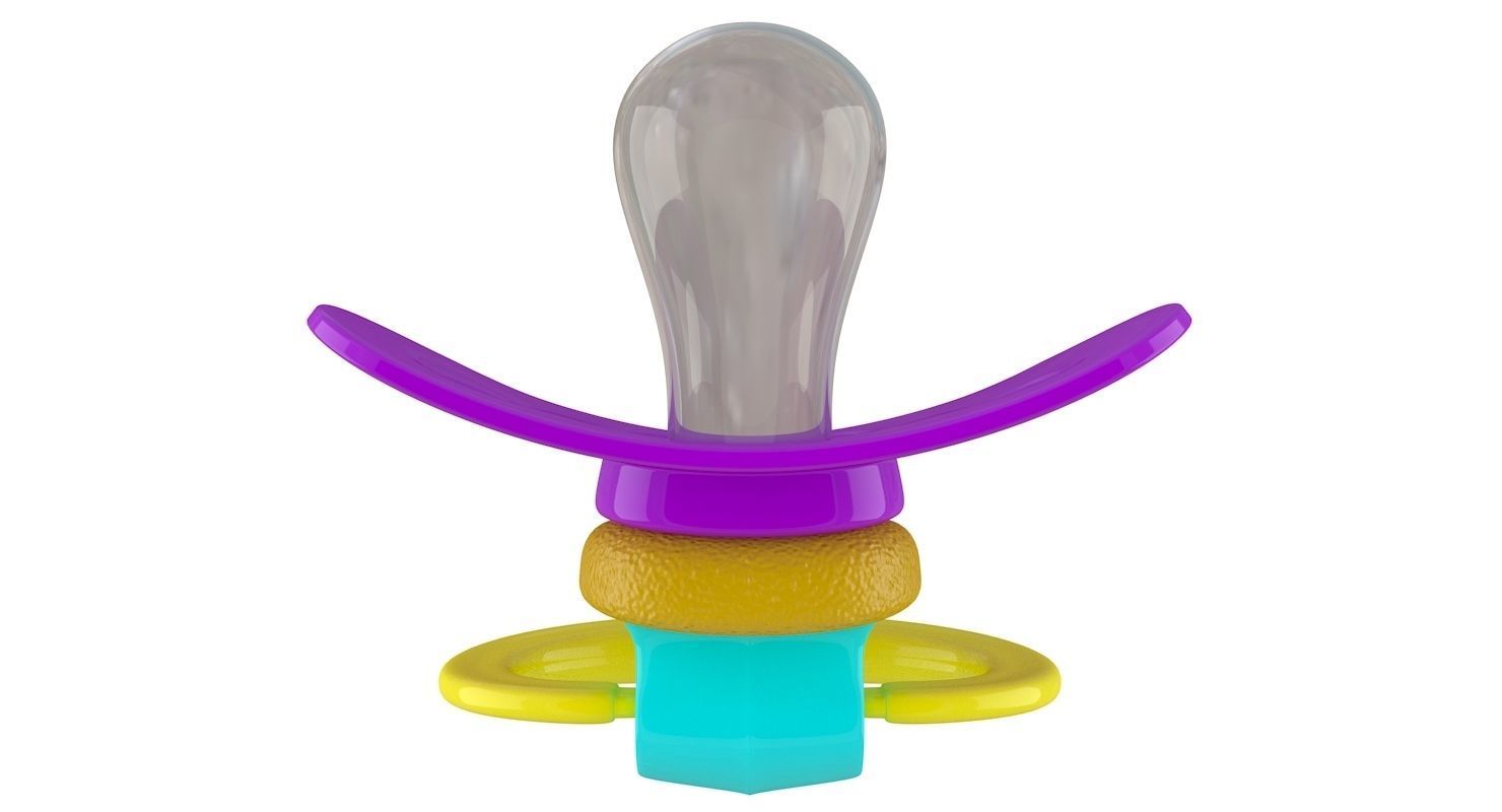 Pacifier model 3D model_6