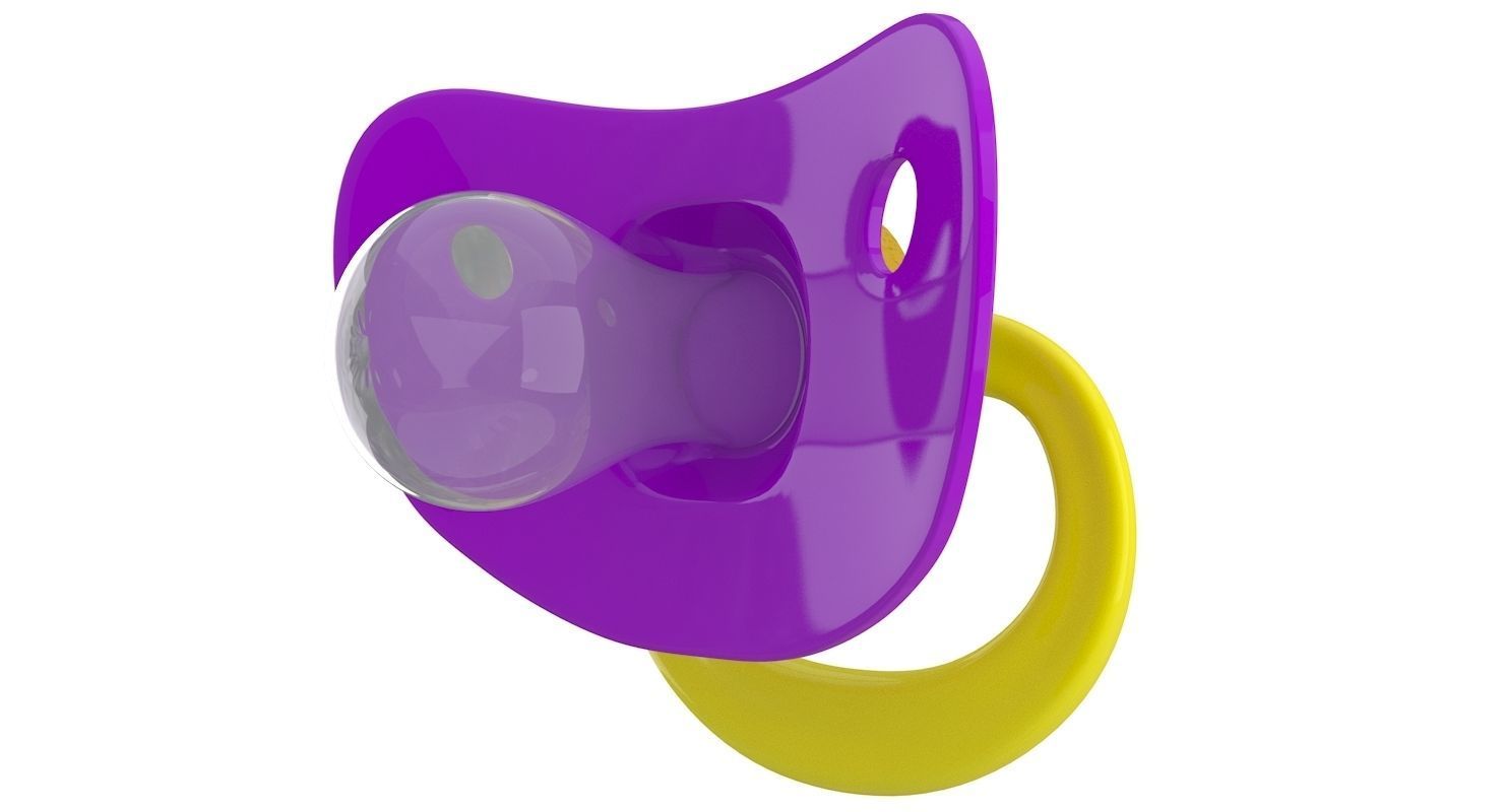 Pacifier model 3D model_2