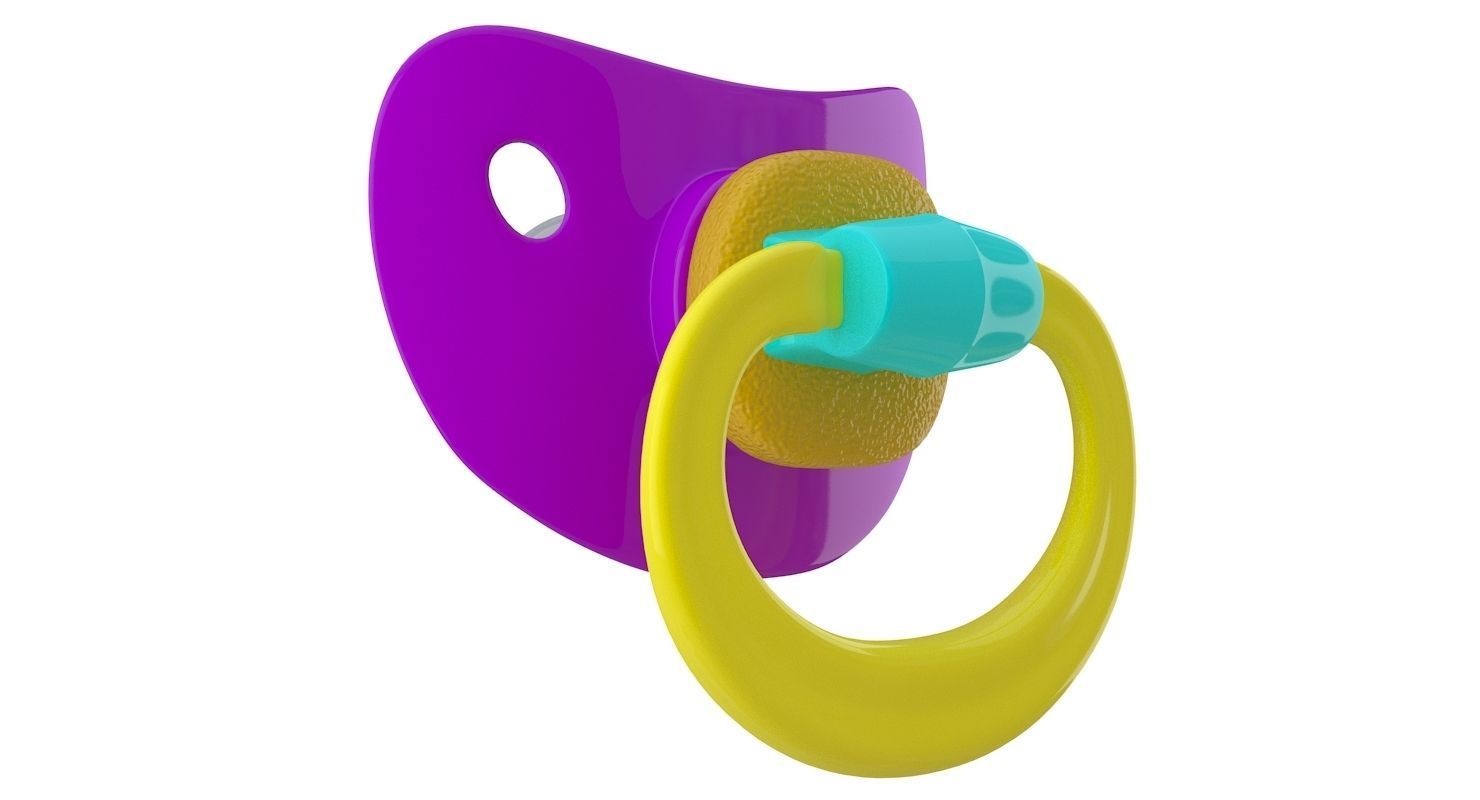 Pacifier model 3D model_4