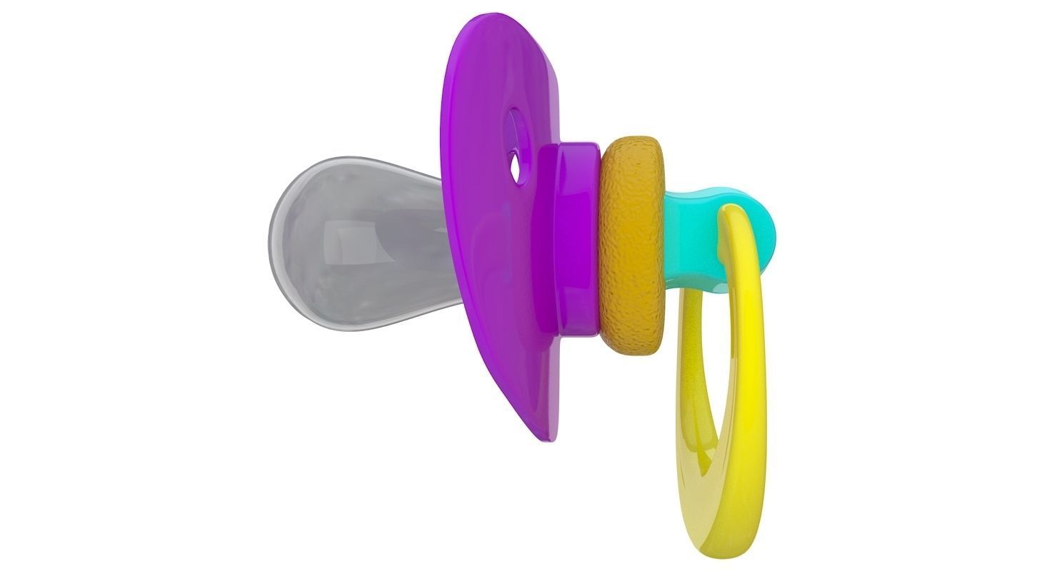 Pacifier model 3D model_7
