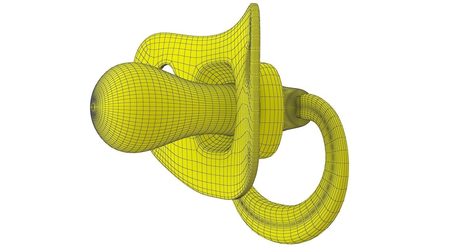 Pacifier model 3D model_10