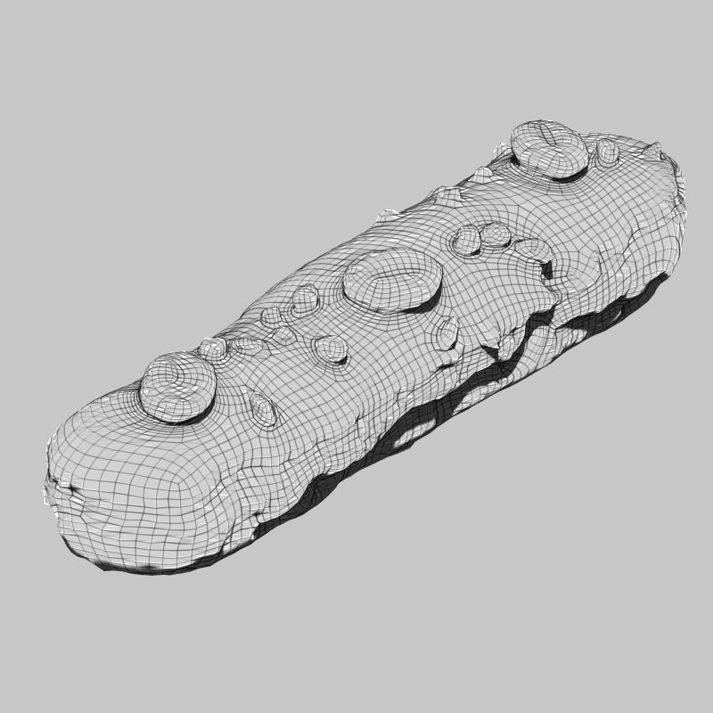 Eclair Mocca Low-poly 3D model_5