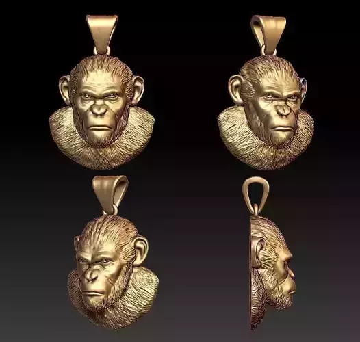 Monkey pendant
