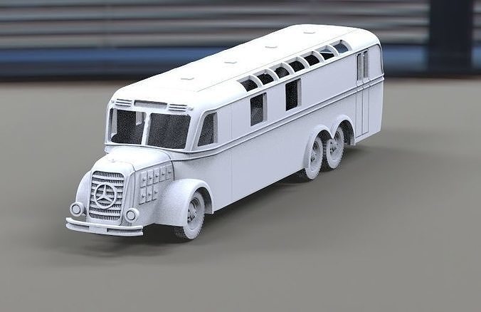 bus mercedes 3D print model