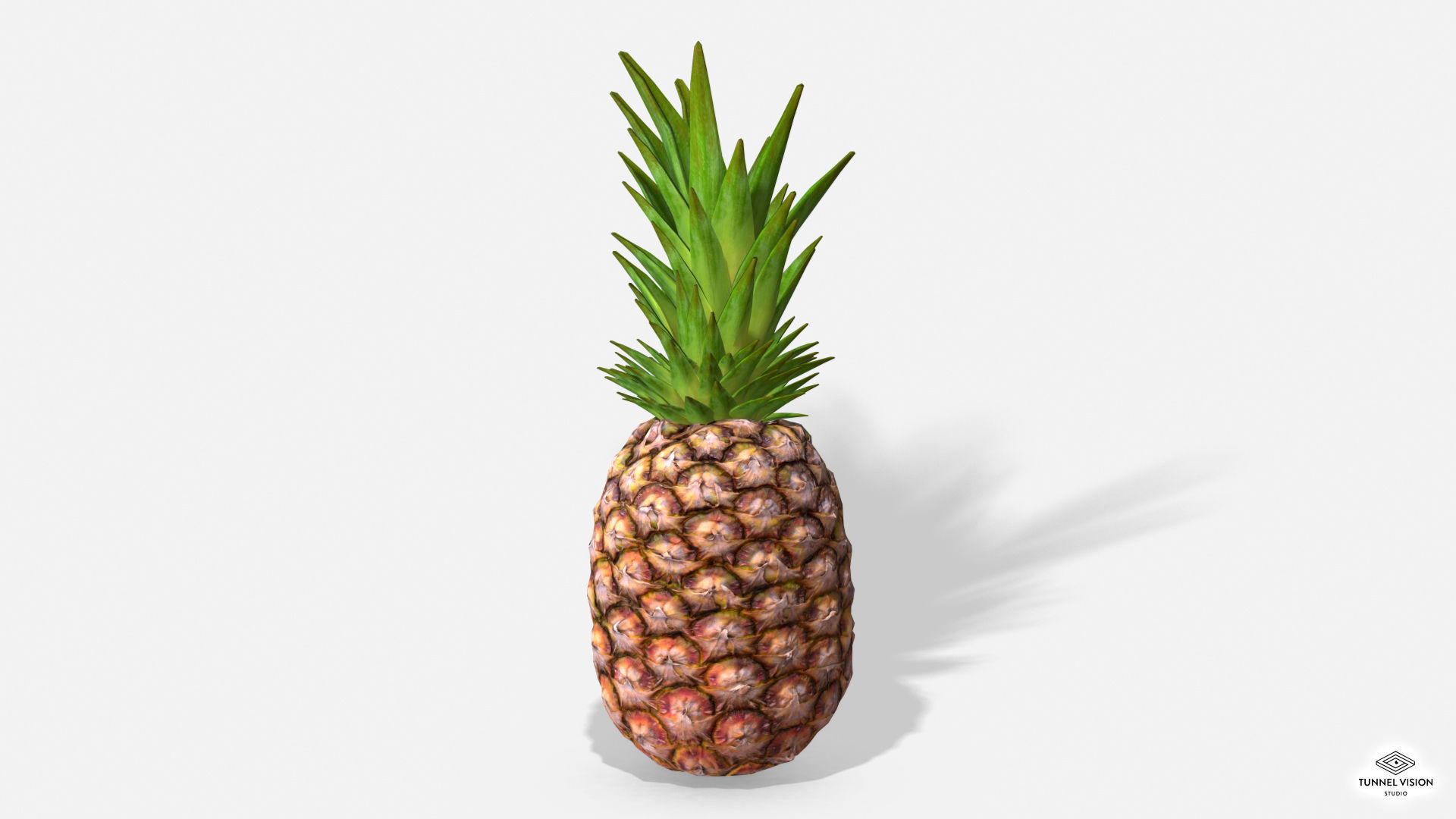 Exotic Fruit Pineapple - Photoscanned PBR Low-poly 3D model_4