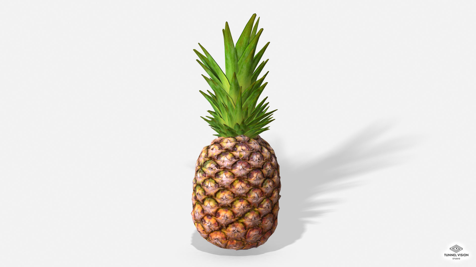 Exotic Fruit Pineapple - Photoscanned PBR Low-poly 3D model_2