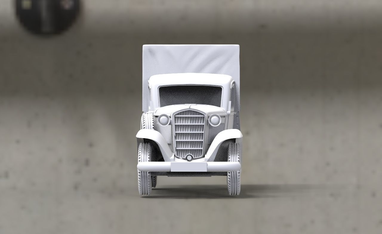 opel p4 3D print model_2